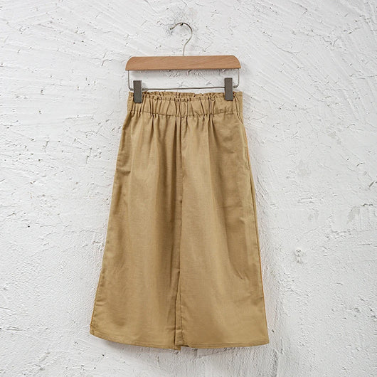 Pantalón Ancho de Lino y Algodón con Cintura Elástica - Image 25