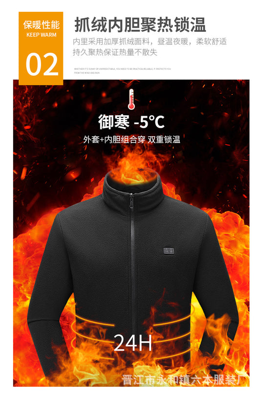 Chaqueta Térmica Inteligente Dual Zone para Montaña y Expediciones en Frío Extremo - Image 22