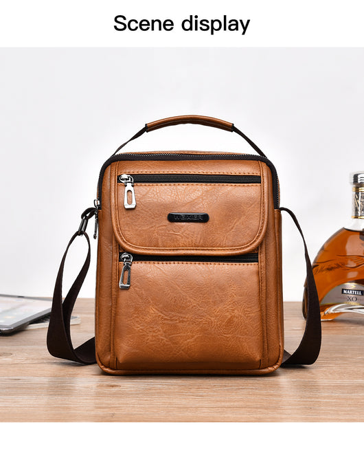Bolsa Mensajero Vintage Portátil para Hombre - Image 22