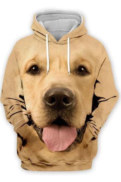 Sudadera Estampado Animal Deportiva para Hombre Invierno - Image 14