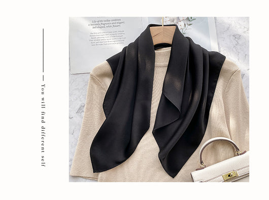 Pañuelo de Seda Elegante Retro para Primavera y Otoño - Image 35