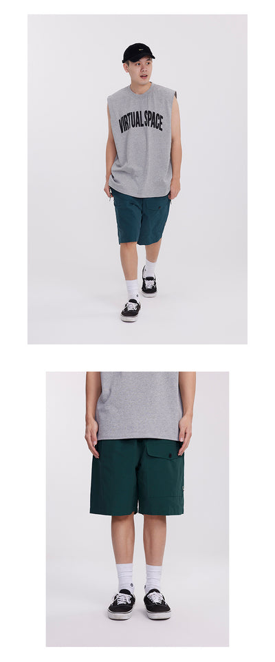 Shorts para Hombre con Bolsillos Laterales y Cintas de Ajuste - Image 7