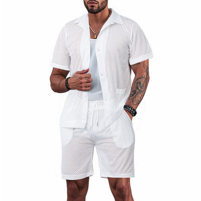 Conjunto de Playa Hawaii Transparente: Cardigan, Short y Blusa - Image 79