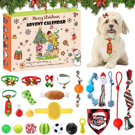 Caja de Regalo con Juguetes Navideños para Perros - Image 14