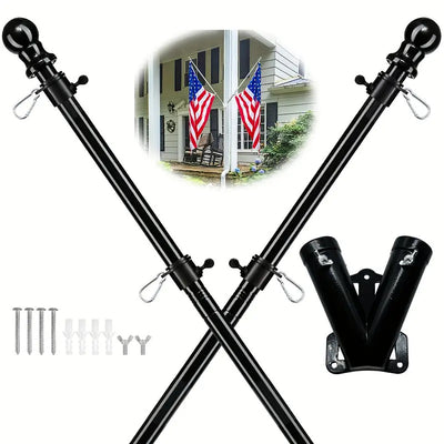 Asta Bandera de Acero Inoxidable Extensible 1.8 Metros para Exterior - Image 14