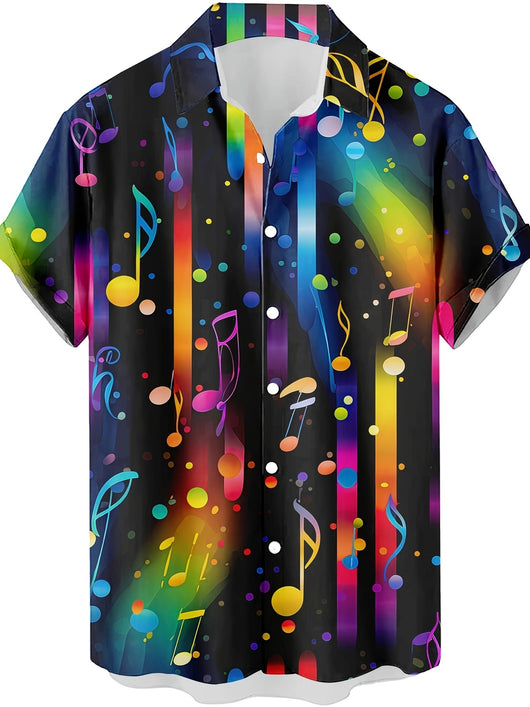 Camisa Manga Corta Hombre Estampado Floral 3D - Image 31