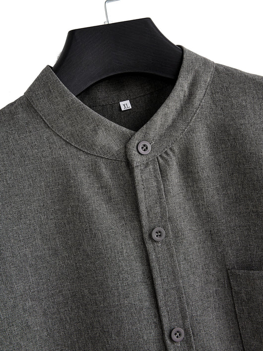 Camisa Casual Hombre Básica con Bolsillo - Image 18