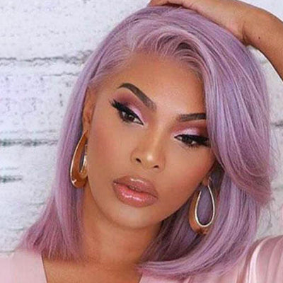 Peluca Rizada Corta Estilo Europeo con Encaje Frontal para Mujer - Image 10