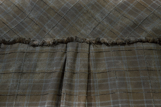 Camisa Plaid Degradado con Bordes Deshilachados - Image 14