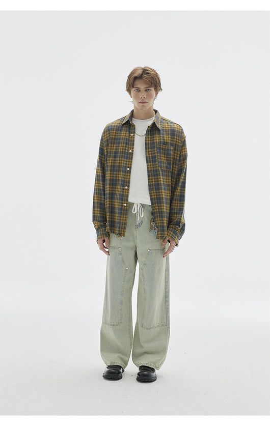 Camisa de Cuadros Vintage con Textura Brushed - Image 18