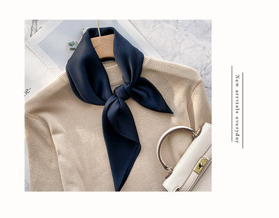 Pañuelo de Seda Elegante Retro para Primavera y Otoño - Image 49