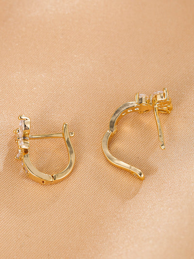 Aretes Mariposa Estilo Vintage Pastel con Circones Incrustados - Image 15