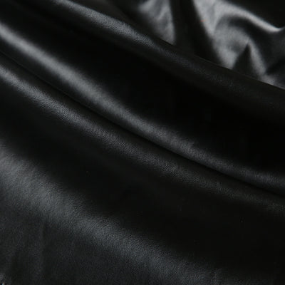 Calentador de Pierna Cuero Negro con Hebilla Metal Punk - Image 13