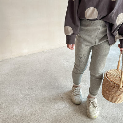 Leggings Infantiles Estampado Conejo Otoño - Diseño Adorable - Image 25