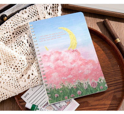 Cuaderno de Espiral A5 con Diseño Paisaje Óleo - Libreta de Notas Gruesa con Líneas - Image 10