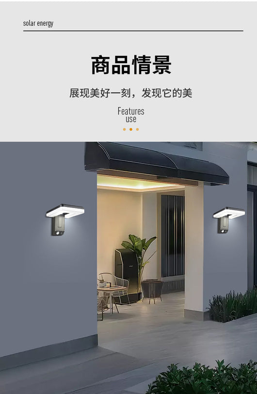 Lámpara Solar Inteligente Plegable para Muro Exterior con Sensor de Movimiento - Image 29