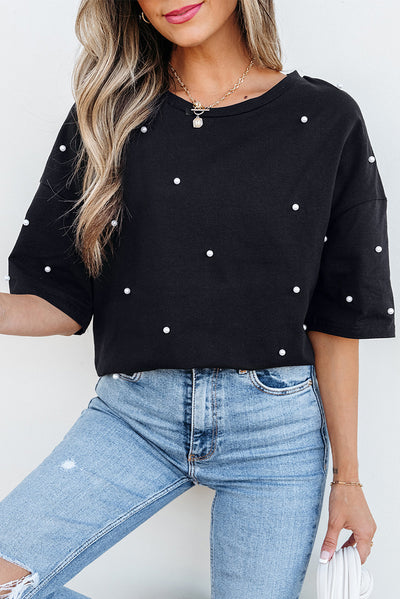 Blusa Elegante de Cuello Redondo y Manga Corta - Tendencia Europa y América - Image 17