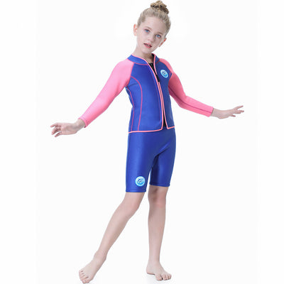 Traje de Buceo Infantil de Dos Piezas con Manga Larga - Image 44
