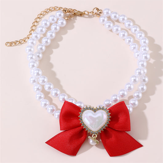 Collar Princesa con Dije Corazón para Mascotas - Image 25