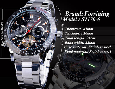 Reloj Automático Tourbillon Multifunción Estilo Casual - Image 10
