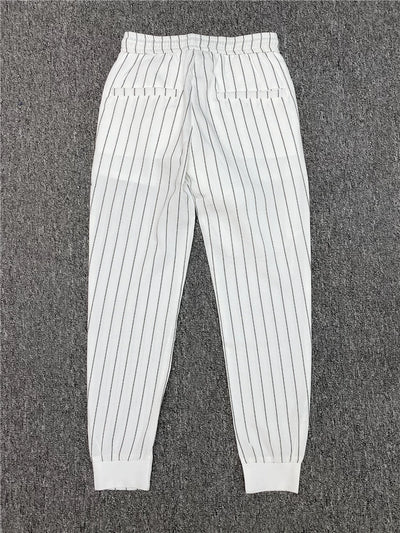 Pantalones Casuales Slim Fit Hombre con Rayas Verticales para Primavera y Verano - Image 33