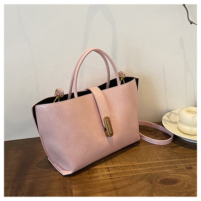 Bolso Bucket de Cuero Encerado Elegante y Portátil - Image 57