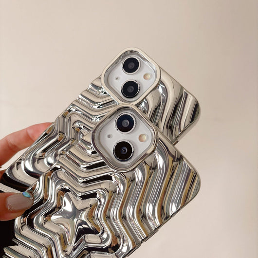 Funda Protectora con Diseño de Estrella 3D en Plata Electrochapada - Image 13