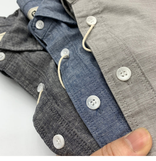 Camisa Retro de Lino y Algodón para Hombre - Estilo Japonés Transpirable - Image 27