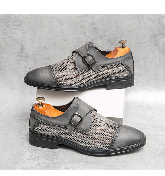 Sandalias de Cuero Respirable con Punta Afilada - Comodidad Casual - Image 14