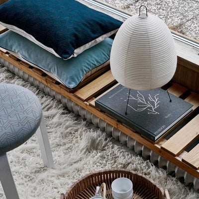 Lámpara de Mesa Nórdica con Papel de Arroz Estilo Japonés - Image 19