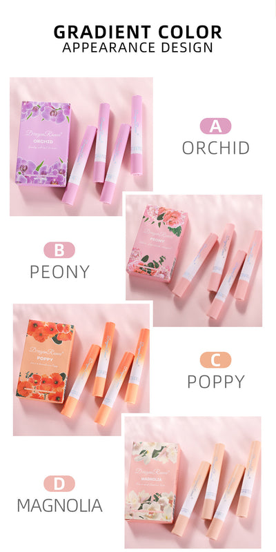 Estuche de Labiales Mate Efecto Cigarro - Colección 4 Flores - Image 24