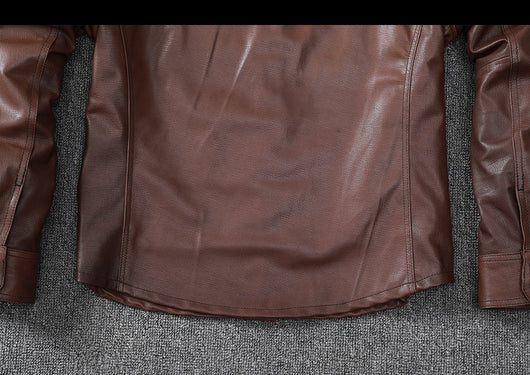 Camisa de Cuero Genuino Oveja para Hombre - Image 34