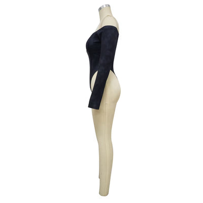 Enterizo Elegante Hombros Descubiertos con Cintura Descubierta - Image 12