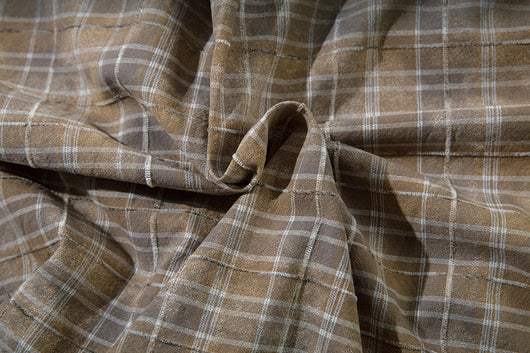 Camisa Plaid Degradado con Bordes Deshilachados - Image 16