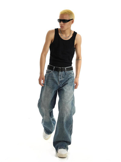 Jeans Skinny Retro Estilo Americano para Hombre - Primavera Verano - Image 20