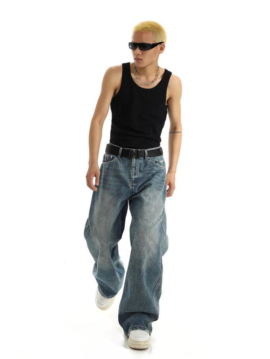 Jeans Skinny Retro Estilo Americano para Hombre - Primavera Verano - Image 20