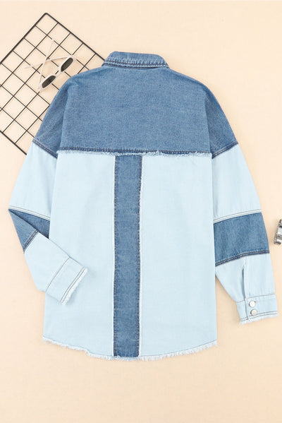Chaqueta Denim Bloques de Color para Halloween Mujer - Image 13