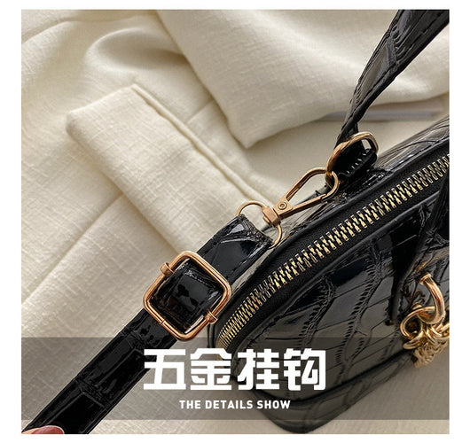 Bolso de Hombro con Patrón de Piedra y Cadena Personalizada - Image 20
