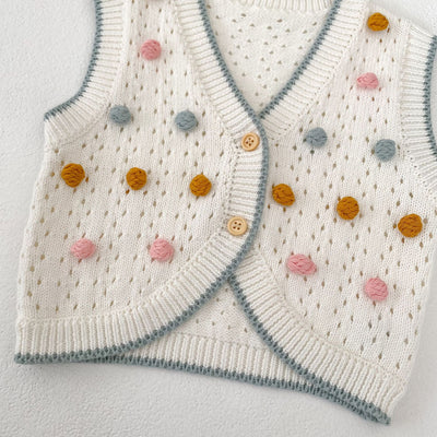 Chaleco Cardigan de Algodón para Bebé - Suéter Cómodo y Versátil - Image 17