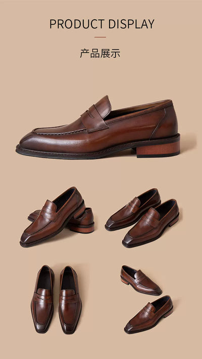 Zapatos Casuales de Cuero Genuino para Hombre - Outdoor - Image 33