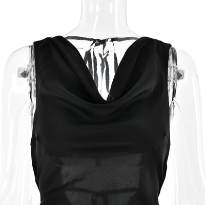 Vestido Largo de Gala con Encaje y Cordones para Mujer - Image 30