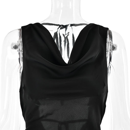 Vestido Largo de Gala con Encaje y Cordones para Mujer - Image 30