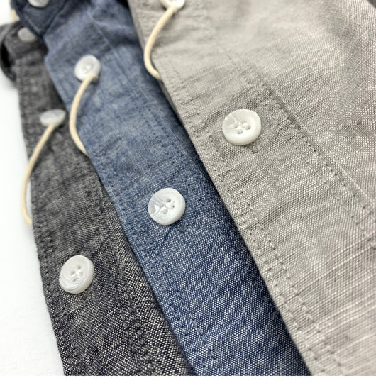 Camisa Retro de Lino y Algodón para Hombre - Estilo Japonés Transpirable - Image 11