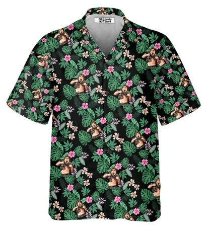 Camisa Estampada Elástica de Fibra de Acetato para Hombre - Image 48