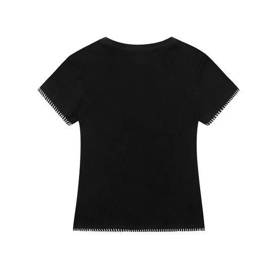 Playera Retro Americana Diseño Girl Power Manga Corta - Image 20