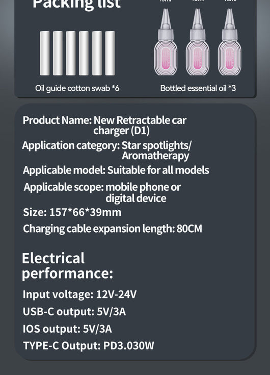 Cargador Inalámbrico para Auto con Luz Púrpura Multifuncional - Image 13