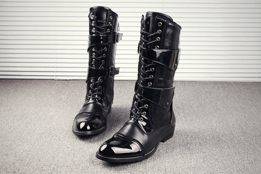 Bota Alta Hombre Estilo Coreano Moderno y Exclusivo - Image 15