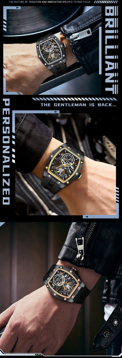Reloj Automático de Acero Inoxidable con Caja Hueca para Hombre - Image 33