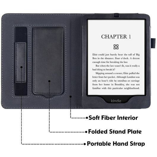 Funda de Cuero con Soporte de Muñeca para Kindle Paperwhite 11 - Image 35