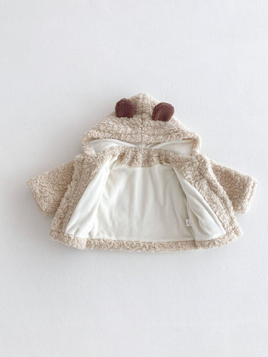 Abrigo Infantil con Orejas de Osito Acolchado y Cálido - Image 28
